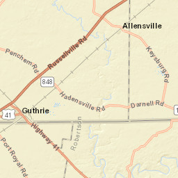 1501-1665 Mint Springs Road, Adams, TN Street Map