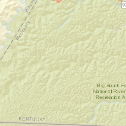 Yamacraw - Bell Farm Road, Daniel Boone Street Map