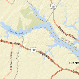 2940-3248 U.S. 58, Buffalo Junction, VA Street Map