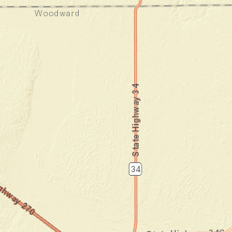 N1980 Road, Woodward, OK 73801 Street Map