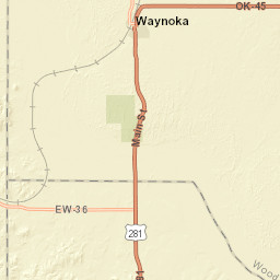U.S. 281, Waynoka, OK 73860, USA Street Map