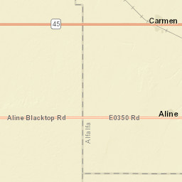 Main Street, Carmen, OK 73726, USA Street Map