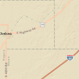 5251 S4260 Road, Chelsea, OK 74016 Street Map