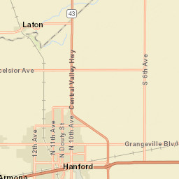 4584 S 8th Ave Hanford California Street Map