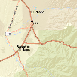Cuchilla Rd Ranchos De Taos NM Street Map