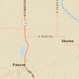 Highway 18, Pawnee, OK 74058, USA Street Map