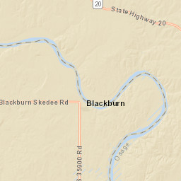 Blackburn Road Pawnee OK 74058 Street Map