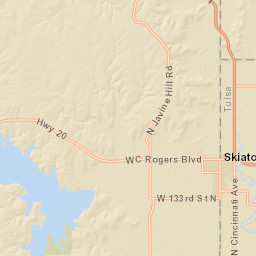 11637 North Cincinnati Avenue, Skiatook Street Map