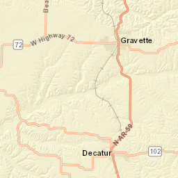 Arkansas 59, Decatur, AR 72722, USA Street Map