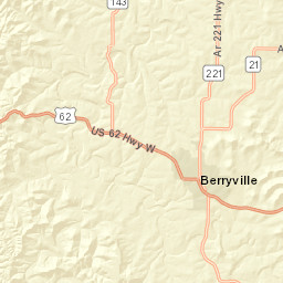 100-198 U.S. 62, Berryville, AR 72616 Street Map