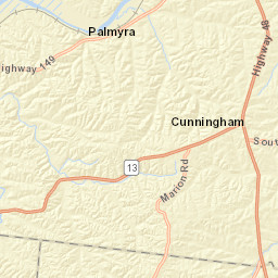 2000-2060 Buck Smith Rd, Palmyra, TN Street Map