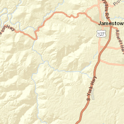 3893 S York Hwy Jamestown TN Street Map