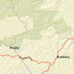 5517 Rugby Hwy, Robbins, TN 37852 Street Map