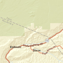 New Mexico 68, Embudo, NM 87531, USA Street Map