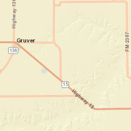 FM 2018 Gruver TX 79040 USA Street Map