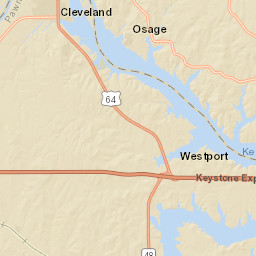 U.S. 64 Cleveland OK 74020 America Street Map