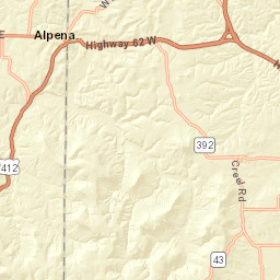 8352-8356 Arkansas 392, Harrison, AR Street Map