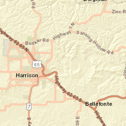 701-723 West Central Avenue Harrison AR Street Map