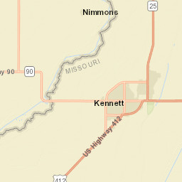 206 Harvey Street Kennett MO Street Map