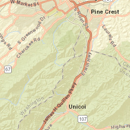 3617-3621 Greenwood Drive, Johnson City Street Map