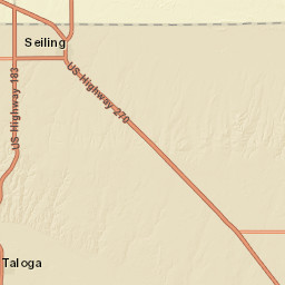 303-335 South Main Street, Seiling, OK  Street Map