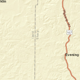 81-99 Oak Street, Evening Shade, AR Street Map