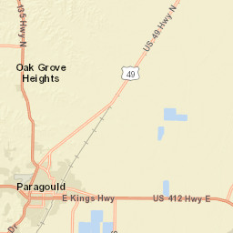 6257-6261 Highway 135, Paragould, AR Street Map