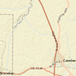 2-22 North Church Avenue, Camden, TN Street Map