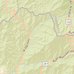 1301 Highway 143, Cherokee National Forest Street Map