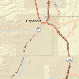 Fishpond Road Española NM 87532 Street Map