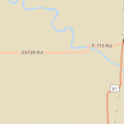 County Road N2830, Dover, OK 73734 Street Map