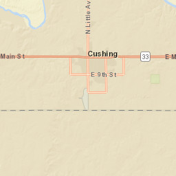 Kendricke Rd Cushing OK 74023 Street Map