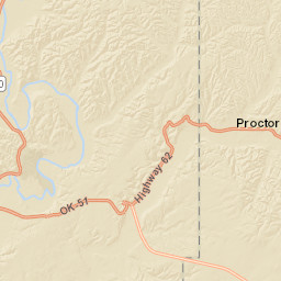 9850-9918 Oklahoma 10 Tahlequah OK Street Map
