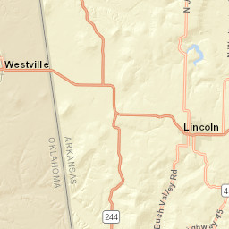U.S. 62, Westville, OK 74965, America Street Map