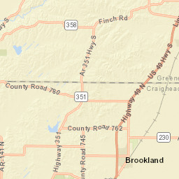 Greene Road 715, Paragould, AR Street Map