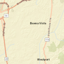 18712-19038 Highway 114, Buena Vista, TN Street Map