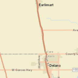 1640 Highway 99, Delano, CA 93215, USA Street Map