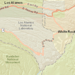 Unnamed Road Los Alamos NM 87544 Street Map