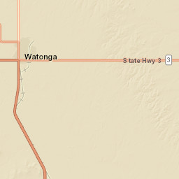 203 North Weigle Avenue Watonga OK Street Map