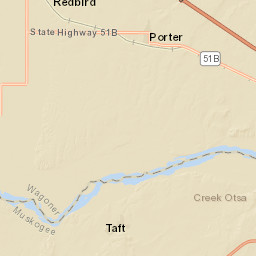 208 Seminole, Taft, OK 74463, USA Street Map