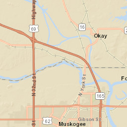 Honor Heights Drive Muskogee OK 74401 Street Map