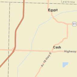 11070 Arkansas 91, Egypt, AR 72427, USA Street Map