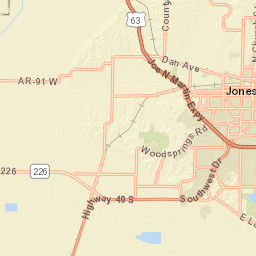 301-303 South Main Street Jonesboro AR Street Map