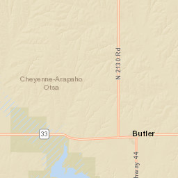 515 Main Ave Butler OK 73625 USA Street Map