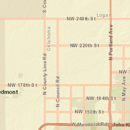 2171 Azalea Street Northeast, Piedmont, OK Street Map