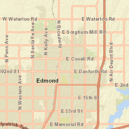 204 East 2nd Street Edmond OK Street Map