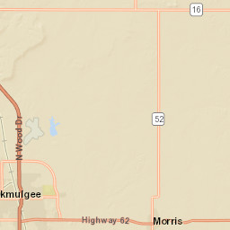 1364-1798 New Morris Hwy Okmulgee Street Map