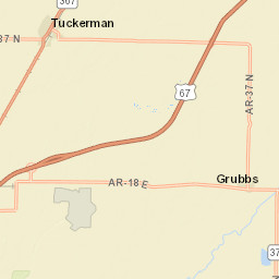 Front Street, Tuckerman, AR 72473 Street Map