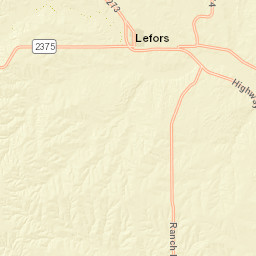 293 West 1st Street, Lefors, TX 79054, USA Street Map