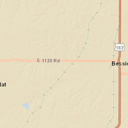 E1120 Road, Bessie, OK 73622, USA Street Map